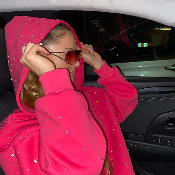 Galaxy Rhinestone Hoodie
